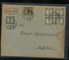 Hungary   large  cove  postage due  stamps  1924    MS0513
