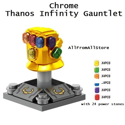 Avengers Infinity War Thanos Infinity Gauntlet Lego Building Blocks Marvel Toy | eBay