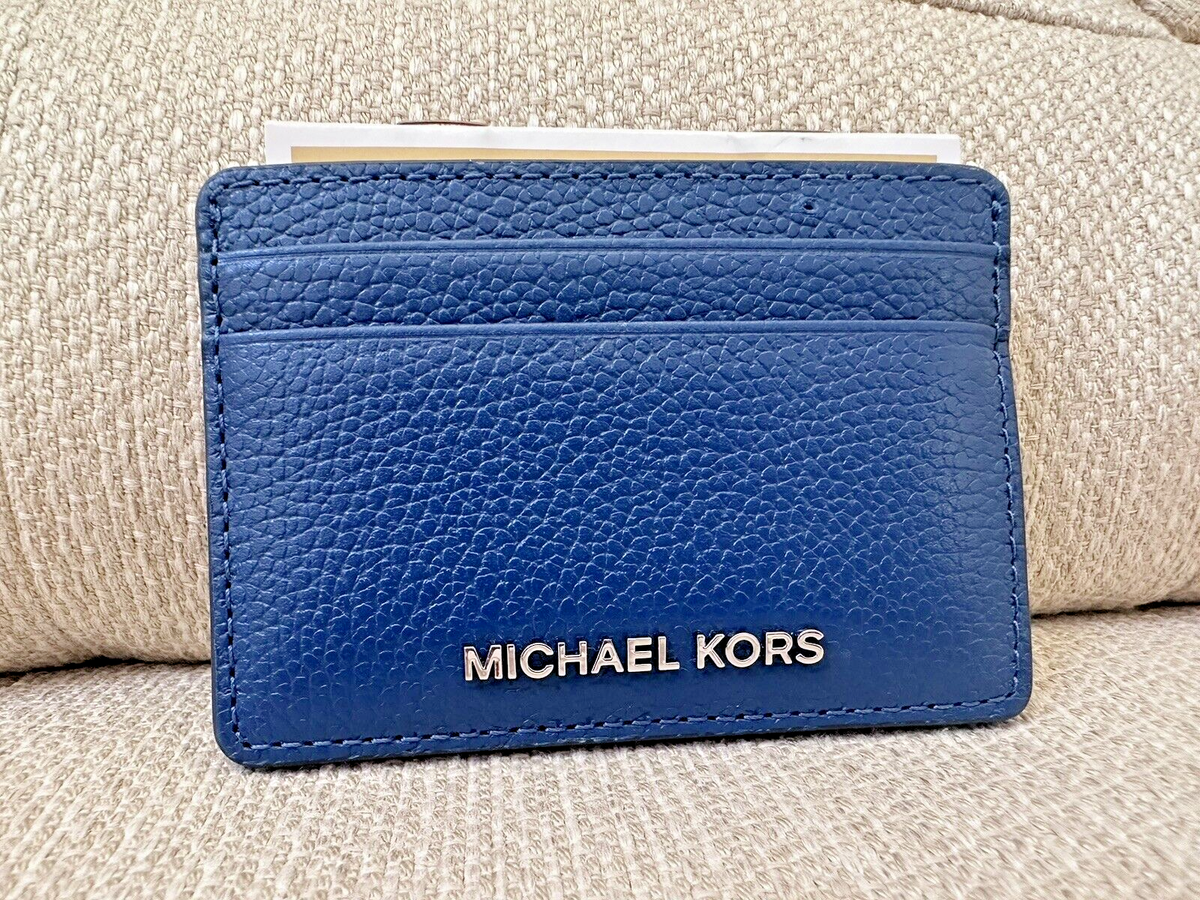 NWT $58 Michael Kors Jet Set Credit Card Case Holder River