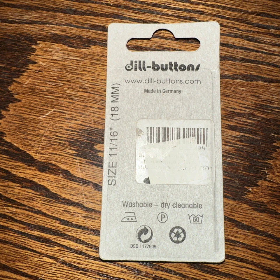 New Dill Buttons #220 24k Gold Plated 11/16” 18MM 2-Pk Buttons Made In Germany - Image 2 of 3