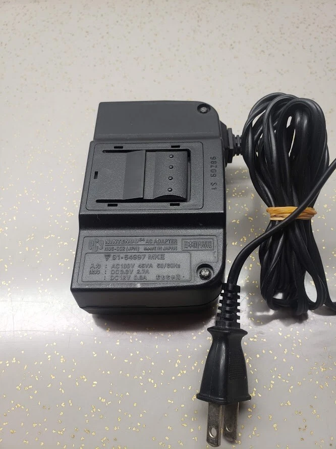 ✅ Official Nintendo 64 N64 AC Adaptor Power Cord Video Game Console Cable OEM ✅ - Image 2 of 2