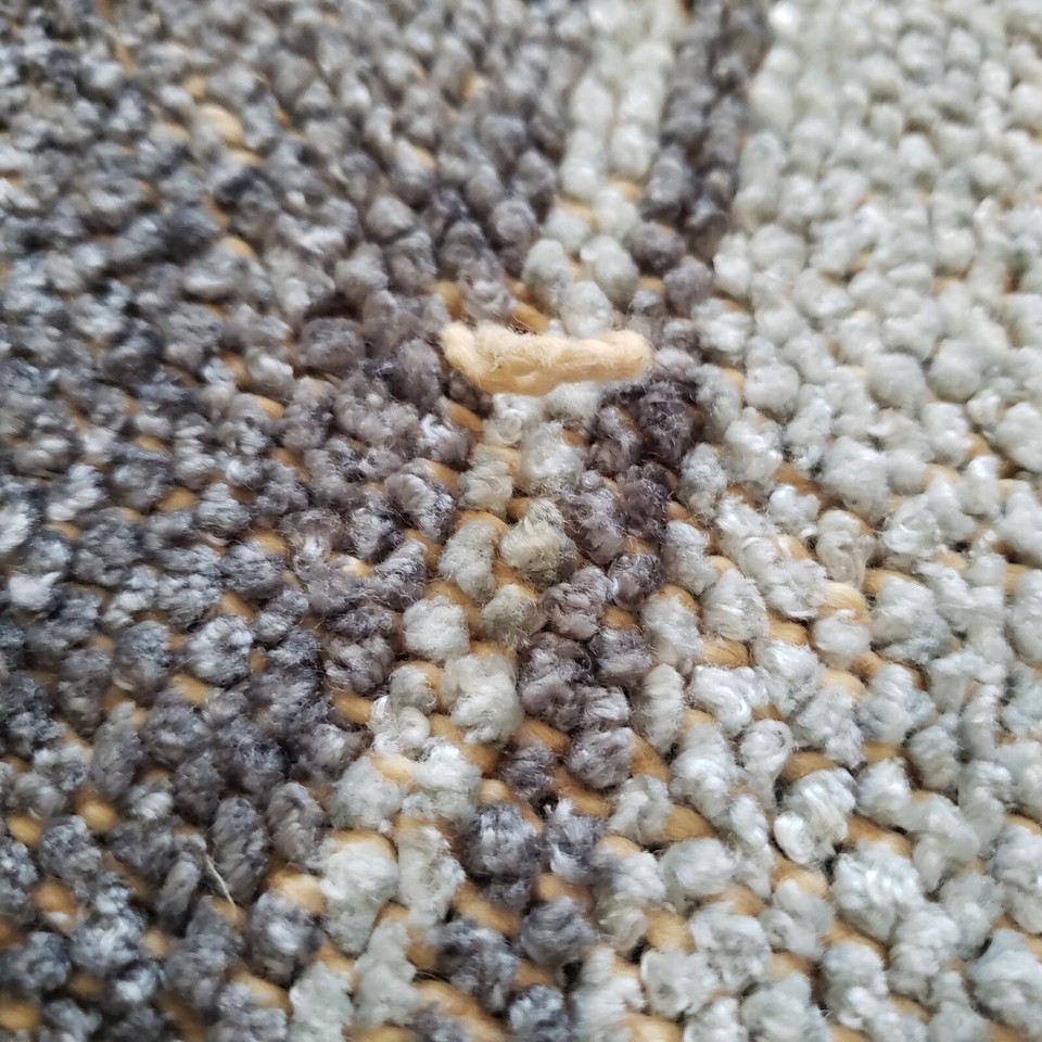 Restoration Hardware Chenille Heavy Fringe Throw Blanket Taupe Gold