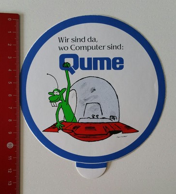 Aufkleber/Sticker: Wir sind da wo Computer sind - Qume (12021739)