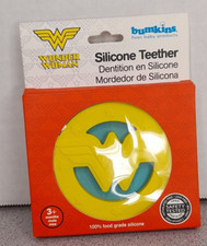 Bumkins Silicone Teether Wonder Woman BPA Free Teething Relief CPSIA Certified