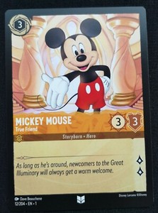 Mickey Mouse - True Friend - Lorcana - The First Chapter - NM - 12