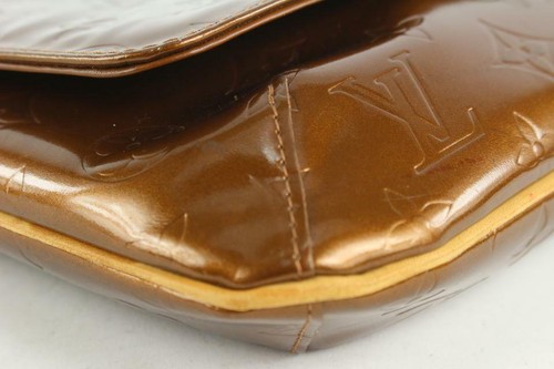 Louis Vuitton Bronze Vernis Copper Thompson Street Musette Flap Bag 13lv110 - Bild 11 von 11