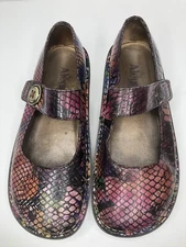 Alegria Paloma Women's Multi Color Shoes Sz 37 Comfort Nurse Nursing Shoes READ