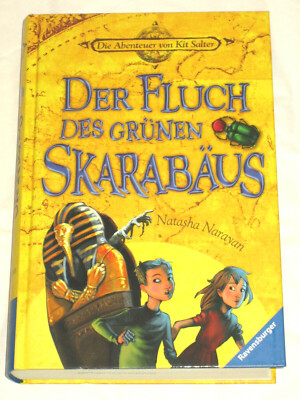 Die Abenteuer von Kit Salter 1: Der Fluch des grünen Skarabäus    UNGELESEN ° HC