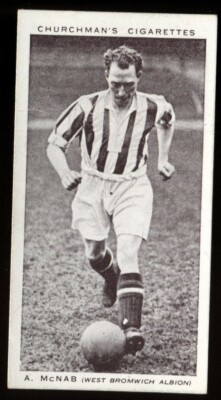 Tabakkarte, Churchman, Association Footballers, 1., 1938, A McNab, West Brom, #27