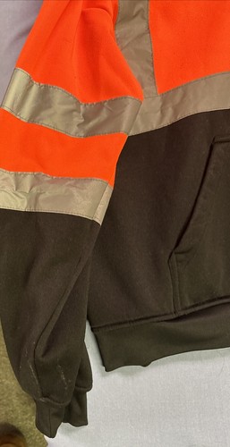 New York Hi Visibility Hoodie Men’s 4 XL Class 3 Type R SRUSH9011 Reflective - Picture 6 of 6