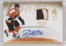 2017-18 SP Authentic 2007-08 Retro Rookie 13/25 Robert Hagg #R-RH Patch Auto 1io