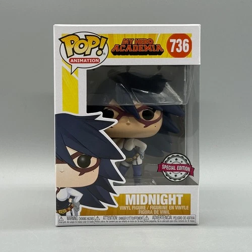 Funko Pop! #736 Midnight My Hero Academia MHA Exclusive w/ Protector *Vaulted*