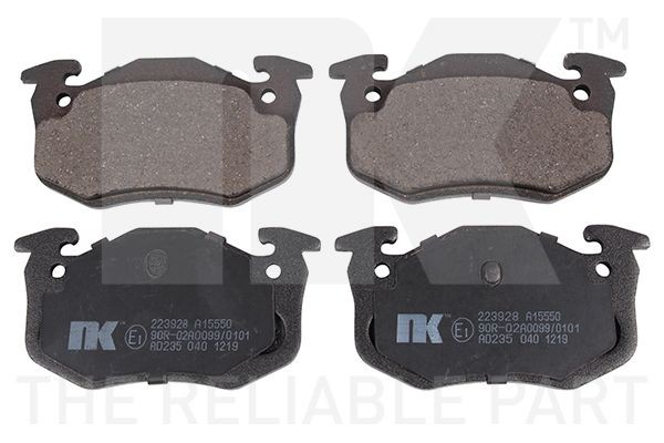 NK Bremsbelagsatz, Scheibenbremse 223928 FüR Renault-image