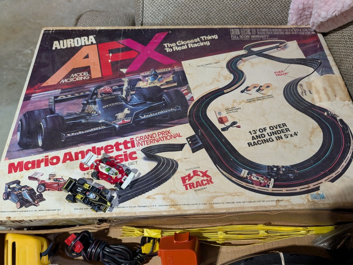 Ho Slot Cars Aurora Afx Track AURORA AFX TURBO Challenge HO Slot
