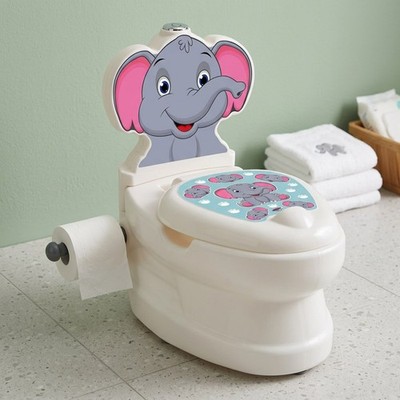 Kinder Toilette Töpfchen Elefant mit Sound Licht Trainer WC Jamara