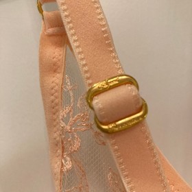 Agent Provocateur Zadi peach pink nude lace bra 36DD