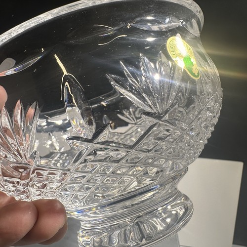 Waterford Crystal 6" Killarney Footed Bowl 106554 New in box Mint - Picture 11 of 13