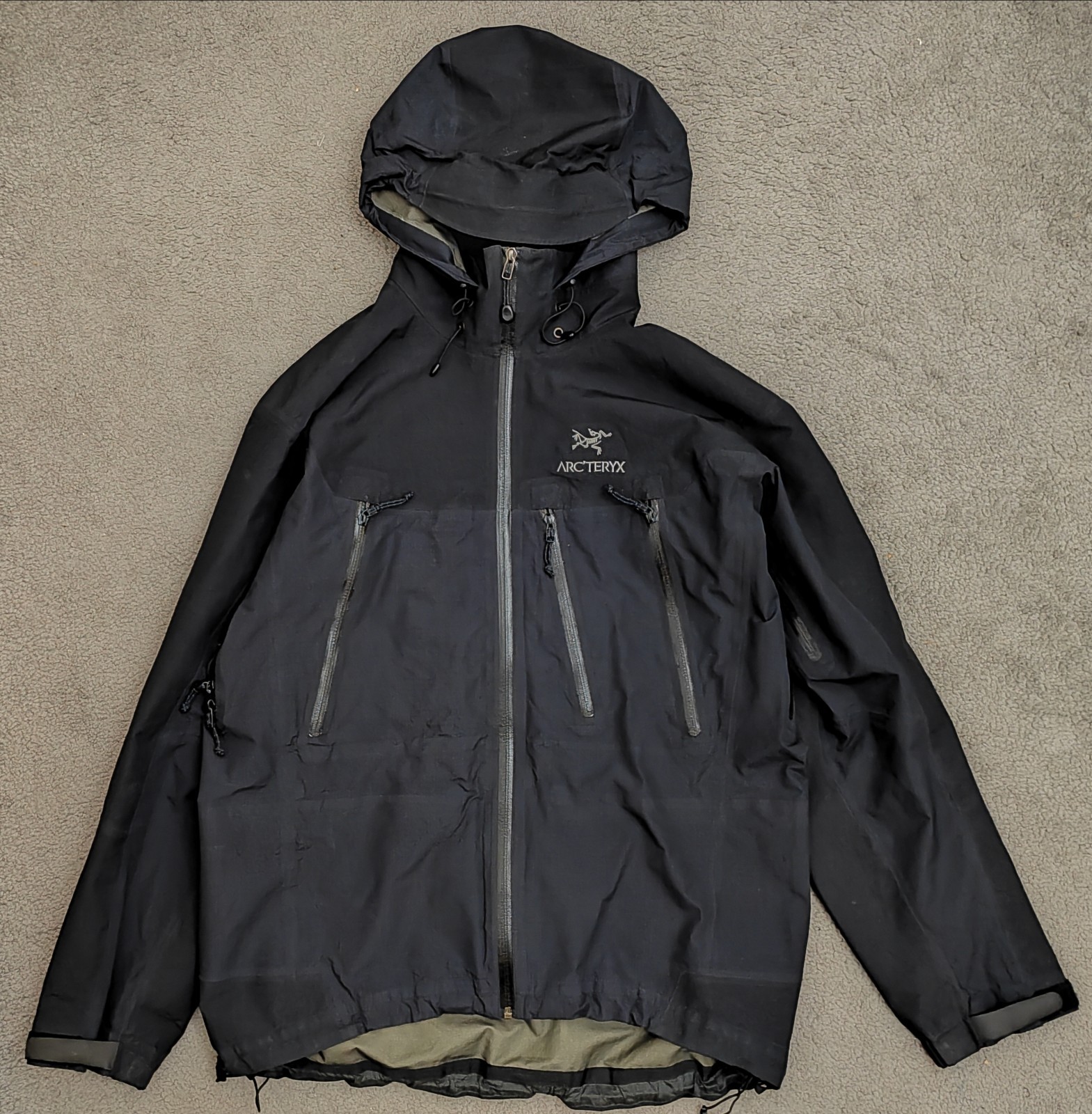 ARC'TERYX Giacca vintage Theta AR Arc’teryx Gore Tex Pro Shell taglia L NERA