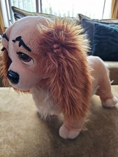 Vintage Disney Store Lady and The Tramp Large Plush Lady Soft Toy Dog