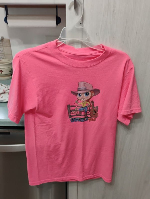 Cowgirls Rule From Nashville - Pink T-shirt - Brand New