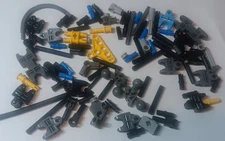 BC Lego Lot 100 Assorted Technic Parts Connectors Axles Pins Liftarms