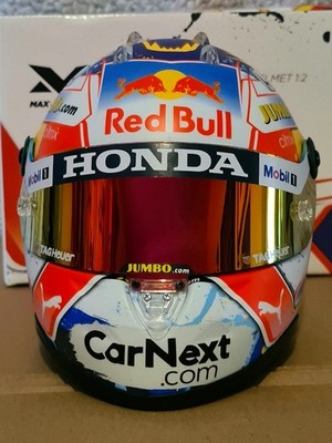 2022 MAX VERSTAPPEN Dutch Zandvoort 1:2 Scale Red Bull F1 Helmet