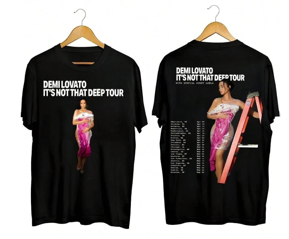 Demi Lovato It's Not That Deep Tour 2026 T-Shirt, Demi Lovato Concert Shirt