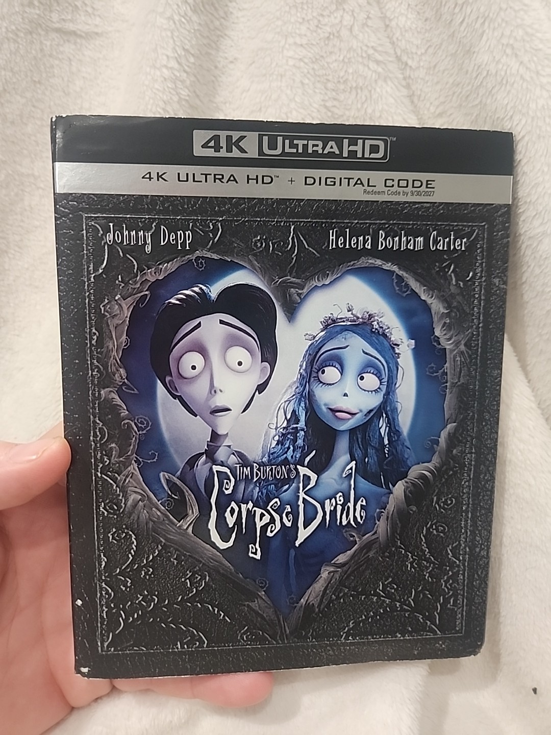 Corpse Bride [4K Ultra HD & Digital] Brand New Sealed Tim Burton With Slipcover