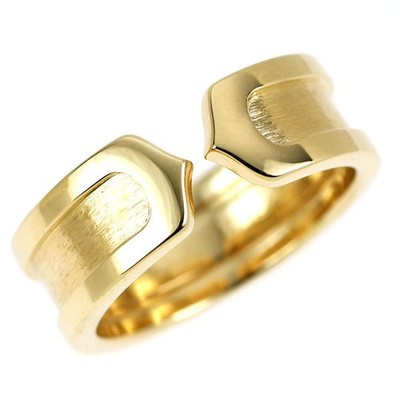 Cartier K18YG ring C2 50 - Auth free shipping from Japan- Auth SELBY_JAPAN
