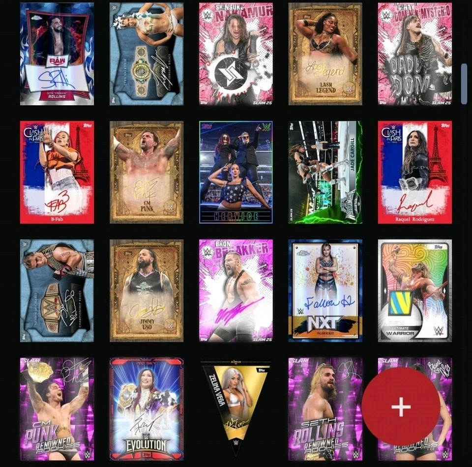 Topps WWE Slam Pick any 1 Iconic From Over 2000 (Non-Award)! - Image 3 of 4