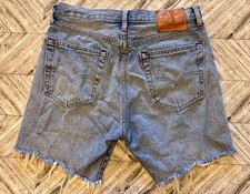 VTG Levi s 501 Shorts Mens 30 Denim Cutoff Button Fly Y2K Outdoor Streetwear