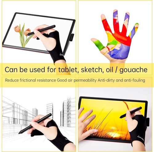 Digitaler Zeichenhandschuh 2er Pack, Künstler für S - Bild 6 von 6
