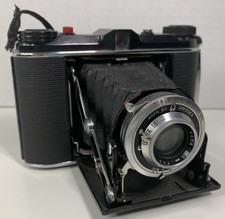 Vintage Agfa Ansco B2 Speedex Folding Camera Agnar 105mm f/4.5 USA Untested