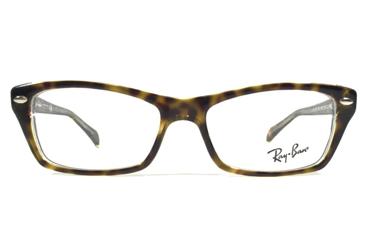 Ray-Ban Kids Eyeglasses Frames RB1550 3602 Brown Tortoise on Clear 48-15-130