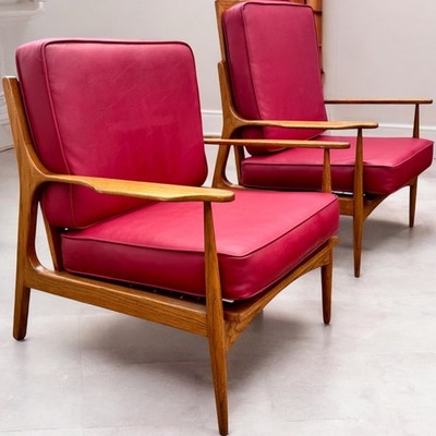 MCM - Danish MCM LB Kofod-Larsen Style Lounge Chairs