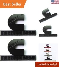 Stylish Matte Black Cummins Emblems - 4.5 X 2.9 For Trucks Ride Upgrades