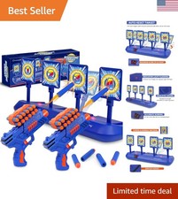 Digital Shooting Targets with 2 Foam Dart Toy Blaster, Kids Shooting Game Toy...
