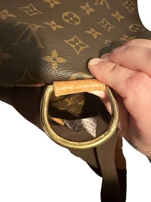 LOUIS VUITTON MONTSOURIS MM BACKPACK BAG PURSE MONOGRAM SP0939