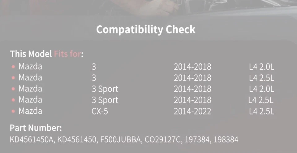  Компрессор кондиционера со сцеплением совместим с Mazda 3 2014-2018, 3 Sport 2014  - Изображение 2 из 3