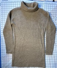 Abercrombie & Fitch Cowl Neck Brown Sweater Dress - Size Women’s Small