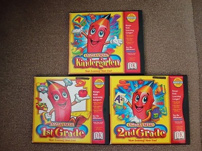 Smart Steps By DK Kindergarten & 1st Grade & 2nd Grade 1999 CD Interactive Learn