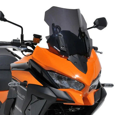 Ermax Motorcycle Windshield Sport Screen Kawasaki Versys 1000 2019- Dark Black