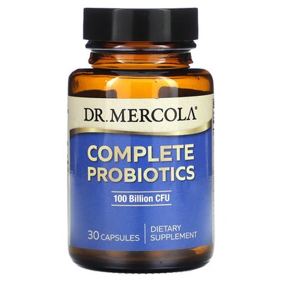 2 X Dr. Mercola, Complete Probiotics, 100 Billion CFU, 30 Capsules