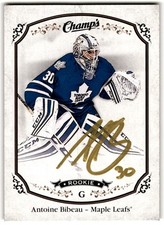 2015-16 Upper Deck Champ's Antoine Bibeau Rookie Auto #170