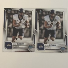 2025 Bowman U Football Toledo - Tucker Gleeson Refractor And Base 1st Bowman NFL