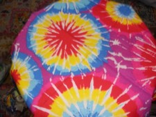 Vintage Hippie Boho Tie Dyed Bandana Kerchief Scarf