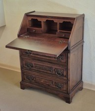 kleiner Englischer Sekretär mit Schlüssel Vintage 