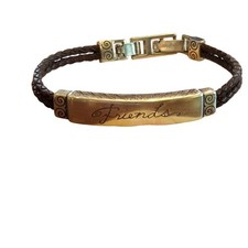 BRIGHTON friends leather and scrolled silver ...