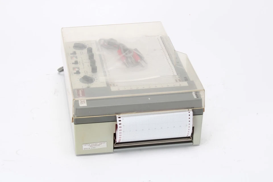 Simpson 2745 Potentiometric XY-YT Miniature Recorder With Test Leads - Image 2 of 3