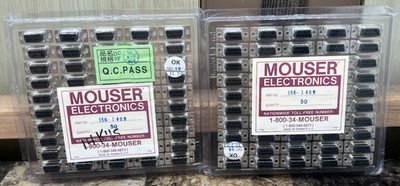 Mouser Electronics Kobiconn D-SUB CRIMP 9P 156-1409 (100 Count)